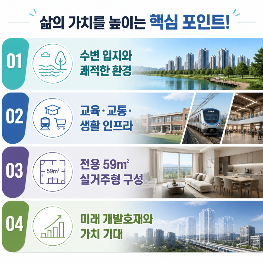 에코델타시티 중흥S클래스 핵심입지와 생활가치 요약