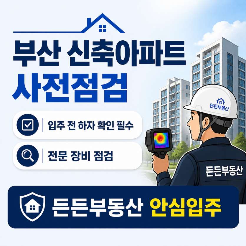 부산 신축아파트 사전점검 핵심안내
