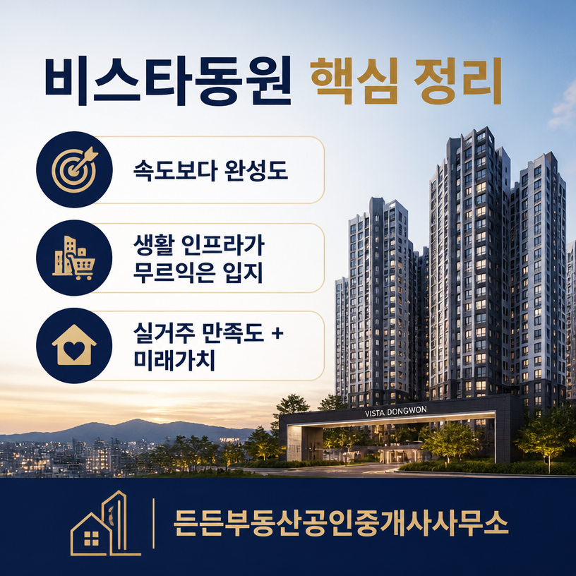 방향이 만든 가치의 완성, 비스타동원 핵심정리