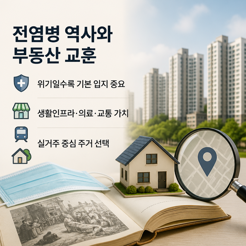 전염병 역사와 부동산 시장 교훈 정리