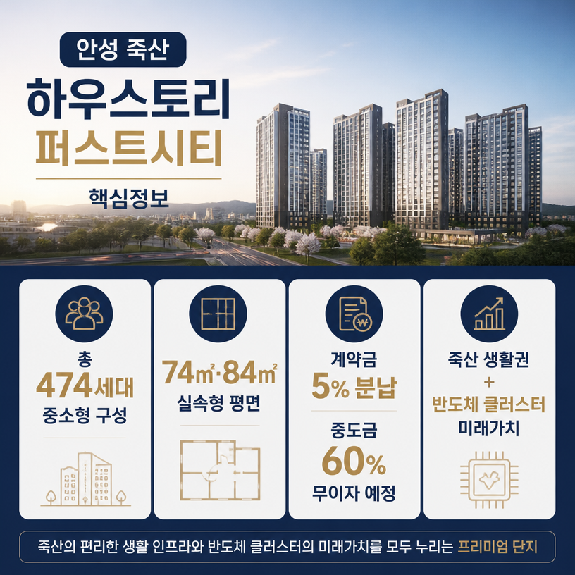 안성 죽산 핵심입지와 분양조건 한눈에