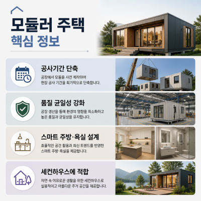 모듈러주택 실제 내부와 스마트설계 한눈에 보기
