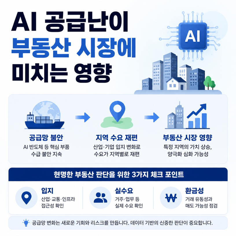 AI 메모리 공급난과 부동산 시장 변화