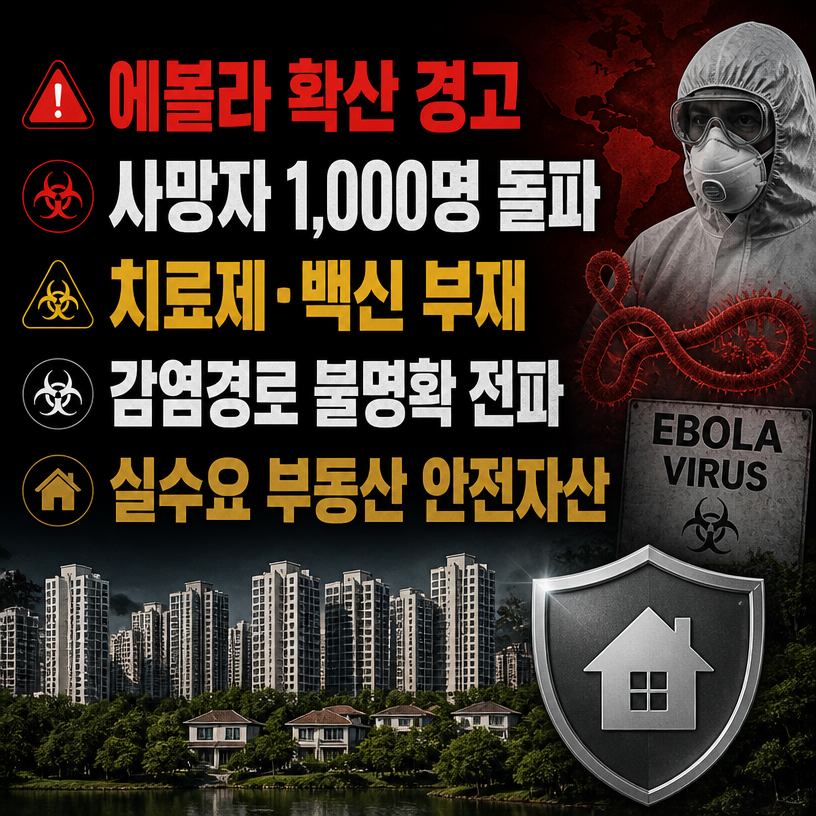 에볼라 확산 경고와 안전자산 전략