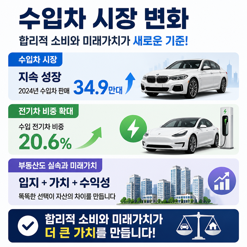 수입차시장 변화와 부동산 소비 인사이트