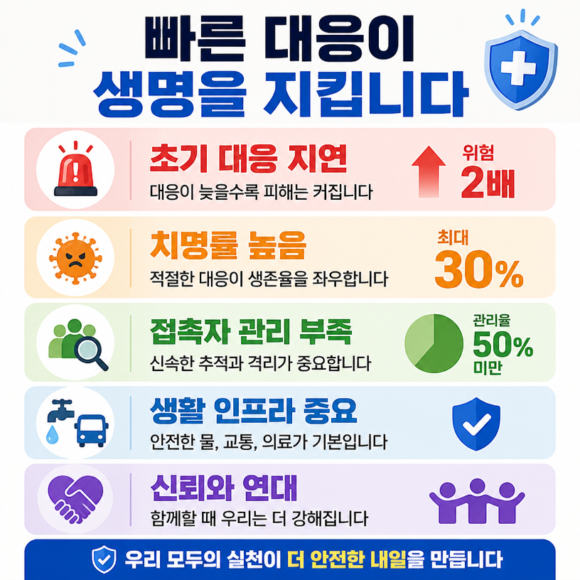 방역 취약성과 시장 리스크 핵심 정리
