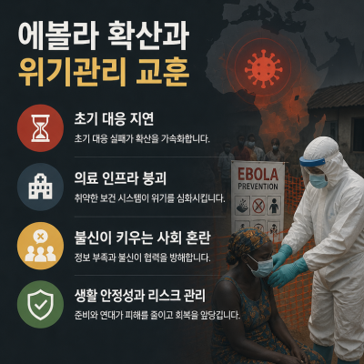 에볼라 확산과 리스크 관리 핵심 정리