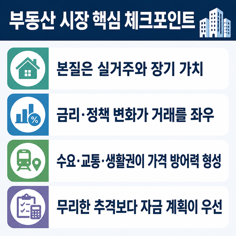 부동산 시장 구조와 투자 리스크 핵심 정리